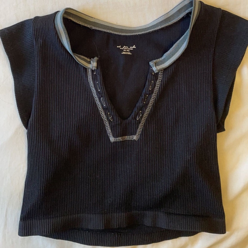 Urban Outfitters Out from Under Go for Gold Top - Black